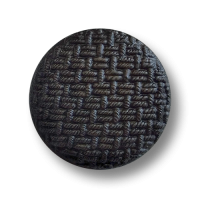 www.knopfparadies.de - 6919sc - Schwarze Kunststoffknöpfe, wie mit Stoff bezogen www.knopfparadies.de - 6919sc - Schwarze Kunststoffknöpfe, wie mit Stoff bezogen