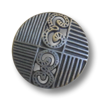 Bicolor Metall Knopf mit Durchbruchmuster Bicolor Metall Knopf mit Durchbruchmuster