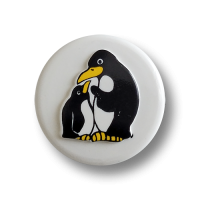 www.knopfparadies.de - 6714pi - Zuckersüße Kinderknöpfe, Motiv: Pinguin mit Kind www.knopfparadies.de - 6714pi - Zuckersüße Kinderknöpfe, Motiv: Pinguin mit Kind