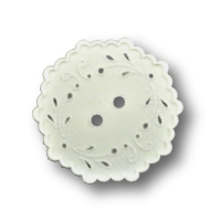 Nostalgischer Knopf wie Spitzendecke / Tischdecke Nostalgischer Knopf wie Spitzendecke / Tischdecke