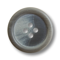 Schlichter Knopf, grau meliert Schlichter Knopf, grau meliert