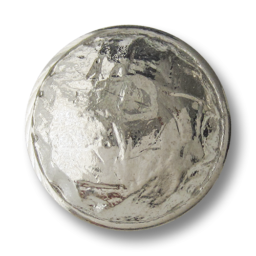 www.Knopfparadies.de - 1651sg - Silber glänzende Kunststoffknöpfe in Metall Optik