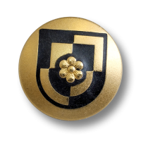 www.knopfparadies.de - 4584gs - Wunderschöne Blazerknöpfe, goldfarben und schwarz, mit Wappen www.knopfparadies.de - 4584gs - Wunderschöne Blazerknöpfe, goldfarben und schwarz, mit Wappen