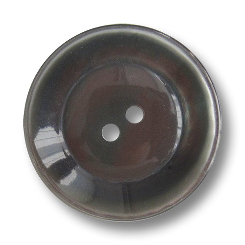 www.Knopfparadies.de - 4415gr - Große grau schimmernde Kunststoffknöpfe in Perlmutt Optik