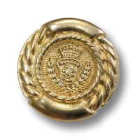 www.knopfparadies.de - 6572go - Goldfarbene, mondäne Metallknöpfe mit Wappen www.knopfparadies.de - 6572go - Goldfarbene, mondäne Metallknöpfe mit Wappen
