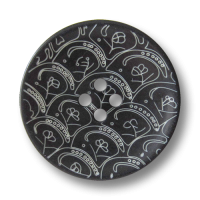 Vorschau: www.Knopfparadies.de - 1669sc - Wunderschöne schwarz weiß gemusterte Vierloch Kunststoffknöpfe Vorschau: www.Knopfparadies.de - 1669sc - Wunderschöne schwarz weiß gemusterte Vierloch Kunststoffknöpfe