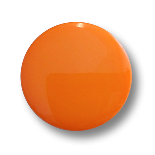 www.knopfparadies.de - 6752or - Knallig orange eingefärbte Mantelknöpfe 28mm