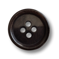 www.knopfparadies.de - 1183db - Dunkelbraune Steinnussknöpfe mit vier Knopflöchern und gewölbten Rand www.knopfparadies.de - 1183db - Dunkelbraune Steinnussknöpfe mit vier Knopflöchern und gewölbten Rand