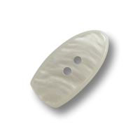 Hübsche weiße Knebelknöpfe aus Kunststoff mit zwei Löchern Perlmutt-Optik Hübsche weiße Knebelknöpfe aus Kunststoff mit zwei Löchern Perlmutt-Optik