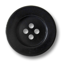 www.Knopfparadies.de - 5906sc - Klassische schwarze Vierlochknöpfe aus Kunststoff mit breitem Rand www.Knopfparadies.de - 5906sc - Klassische schwarze Vierlochknöpfe aus Kunststoff mit breitem Rand