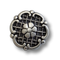 Altsilberfarbener nostalgischer Knopf Altsilberfarbener nostalgischer Knopf