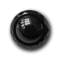 www.Knopfparadies.de - 4139sc - Elegante schwarze Kunststoffknöpfe in Glas-Optik www.Knopfparadies.de - 4139sc - Elegante schwarze Kunststoffknöpfe in Glas-Optik