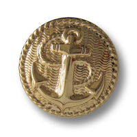 www.Knopfparadies.de - 5967go - Dekorative Metallknöpfe mit Anker in Gold www.Knopfparadies.de - 5967go - Dekorative Metallknöpfe mit Anker in Gold