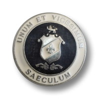 Attraktive, sehr stilvolle schwarz-weiße Blazerknöpfe aus Metall Attraktive, sehr stilvolle schwarz-weiße Blazerknöpfe aus Metall