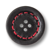 www.knopfparadies.de - 3126ro - Ausgefallene Lederknöpfe mit knallroter Steppnaht www.knopfparadies.de - 3126ro - Ausgefallene Lederknöpfe mit knallroter Steppnaht