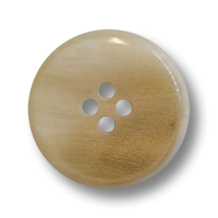 Beige weiß melierter Vierloch Knopf mit Gold Schimmer Beige weiß melierter Vierloch Knopf mit Gold Schimmer