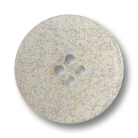 www.Knopfparadies.de - 1664gl - Dekorative weiß silberne Glitzerknöpfe aus Kunststoff www.Knopfparadies.de - 1664gl - Dekorative weiß silberne Glitzerknöpfe aus Kunststoff