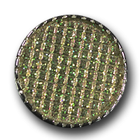 Silberfarbener Glitzerknopf