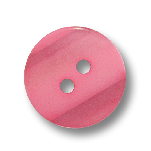 www.Knopfparadies.de - 4219pi - Kleine Zweilochknöpfe aus Kunststoff in Pink mit Perlmuttschimmer