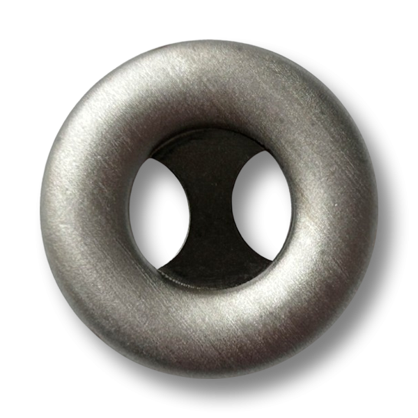 Extravagante Metallknöpfe in Matt-Silber – mit außergewöhnlicher Optik