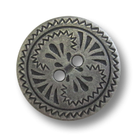 Dunkelsilberfarbener Metallknopf Dunkelsilberfarbener Metallknopf