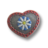 www.knopfparadies.de - 6001hz - Süße, herzförmige Trachtenknöpfe aus Metall - B-WARE! www.knopfparadies.de - 6001hz - Süße, herzförmige Trachtenknöpfe aus Metall - B-WARE!