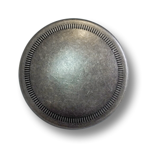 www.knopfparadies.de - 4031as - Große, altsilberfarbene Metallknöpfe