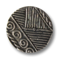 www.Knopfparadies.de - 1637as - Hübsch gemusterte Metallknöpfe in Altsilber www.Knopfparadies.de - 1637as - Hübsch gemusterte Metallknöpfe in Altsilber