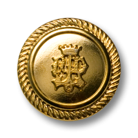 Edle Blazerknöpfe mit Wappen und Krone - 0928hg - www.knopfparadies.de Edle Blazerknöpfe mit Wappen und Krone - 0928hg - www.knopfparadies.de