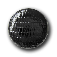 Extravagante schwarze Kunststoffknöpfe wie Reptilleder: Krokodil Extravagante schwarze Kunststoffknöpfe wie Reptilleder: Krokodil