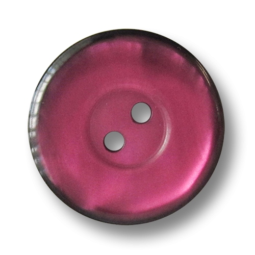 www.knopfparadies.de - 3334rw - Pink.-schwarz schimmernde Kunststoffknöpfe