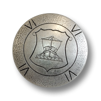 www.knopfparadies.de - 6087as - Silberfarbene Metallknöpfe / Blazerknöpfe mit Wappen www.knopfparadies.de - 6087as - Silberfarbene Metallknöpfe / Blazerknöpfe mit Wappen