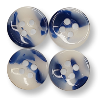 www.knopfparadies.de - 5858bw - Blau-weiß willkürlich gemusterte Hemdenknöpfe www.knopfparadies.de - 5858bw - Blau-weiß willkürlich gemusterte Hemdenknöpfe
