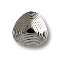 Leichte, silberfarbene Kunststoffknöpfe in interessanter Form Leichte, silberfarbene Kunststoffknöpfe in interessanter Form