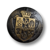 Edle dunkel altmessingfarbene Wappen Metall Knöpfe z.B. für Blazer Edle dunkel altmessingfarbene Wappen Metall Knöpfe z.B. für Blazer