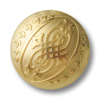 www.knopfparadies.de - 0599gh - Umwerfend schöne Metallknöpfe in matt gold mit edlem Muster www.knopfparadies.de - 0599gh - Umwerfend schöne Metallknöpfe in matt gold mit edlem Muster