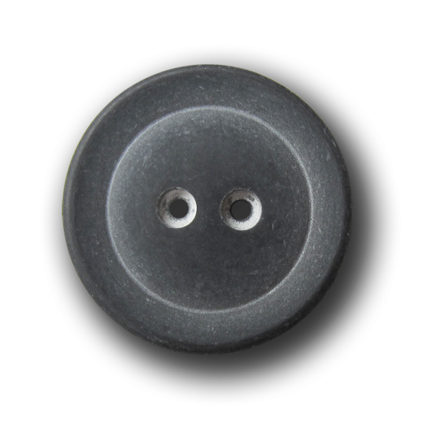 Schwarzer kompakter Kunststoff Knopf in Kalk-Optik
