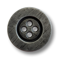 www.knopfparadies.de - 6420ei - Eisenfarbene Metallknöpfe mit vier Löchern und breitem Rand www.knopfparadies.de - 6420ei - Eisenfarbene Metallknöpfe mit vier Löchern und breitem Rand