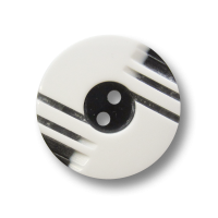 Moderner schwarz weißer Zweiloch Kunststoff Knopf Moderner schwarz weißer Zweiloch Kunststoff Knopf