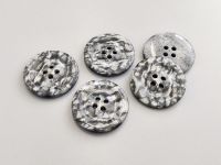 Vorschau: www.knopfparadies.de - 6170hg - Hellgrau und Silber marmorierte Kunststoffknöpfe mit vier Löchern Vorschau: www.knopfparadies.de - 6170hg - Hellgrau und Silber marmorierte Kunststoffknöpfe mit vier Löchern