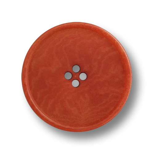 www.knopfparadies.de - 6859zr - Korallrote Steinnuss-Knöpfe 4-Loch