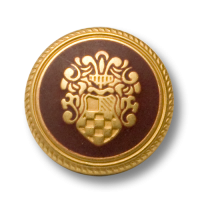 Klassischer Blazerknopf mit Wappenmotiv  Klassischer Blazerknopf mit Wappenmotiv