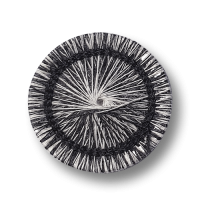 Schwarz-weiße Zwirn Knöpfe in 3 Größen - Dorset Buttons Schwarz-weiße Zwirn Knöpfe in 3 Größen - Dorset Buttons