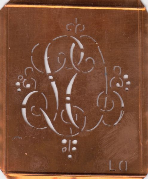 Monogrammschablone - LO-sch-561