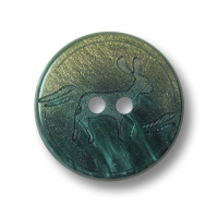 Grün goldfarbene Zweiloch Kunststoff Knöpfe mit Hirsch Grün goldfarbene Zweiloch Kunststoff Knöpfe mit Hirsch