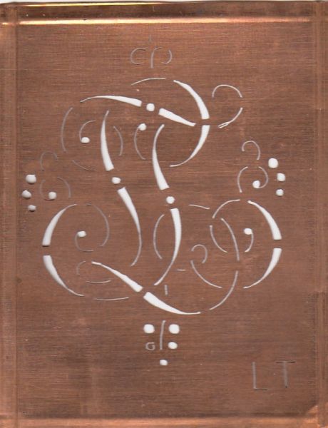 Monogrammschablone - LT-sch-561