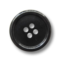 Schwarzer Basic Vierloch Knopf zum kleinen Preis Schwarzer Basic Vierloch Knopf zum kleinen Preis