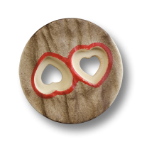 Trachtenknöpfe mit Herz Knopflöchern Trachtenknöpfe mit Herz Knopflöchern