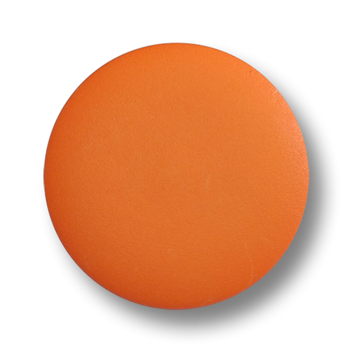 www.knopfparadies.de - 4686or - Leuchtend orange eingefärbte Mantelknöpfe mit Öse