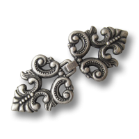Dekorative altsilberfarbene Metallverschlüsse / Zierverschlüsse Dekorative altsilberfarbene Metallverschlüsse / Zierverschlüsse